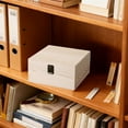 thumbnail image 1 of PEONAVET Wooden Storage Box Flipping Cover Storage Box Thickened Solid Wood Home Storage Office Storage, 1 of 5