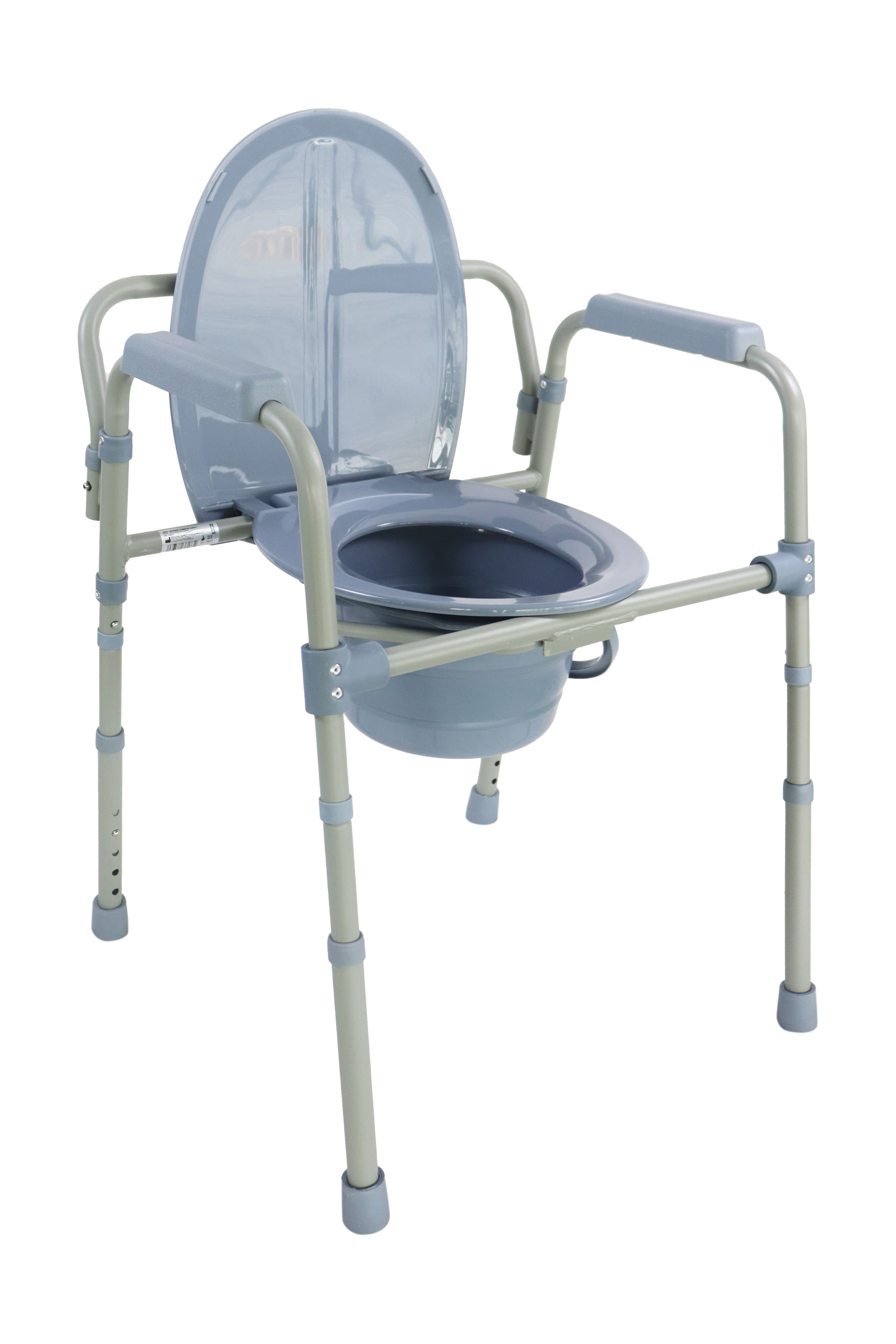 Healthline Deluxe 3 in 1 Bedside Commode, Toilet Safety Frame, Elevated