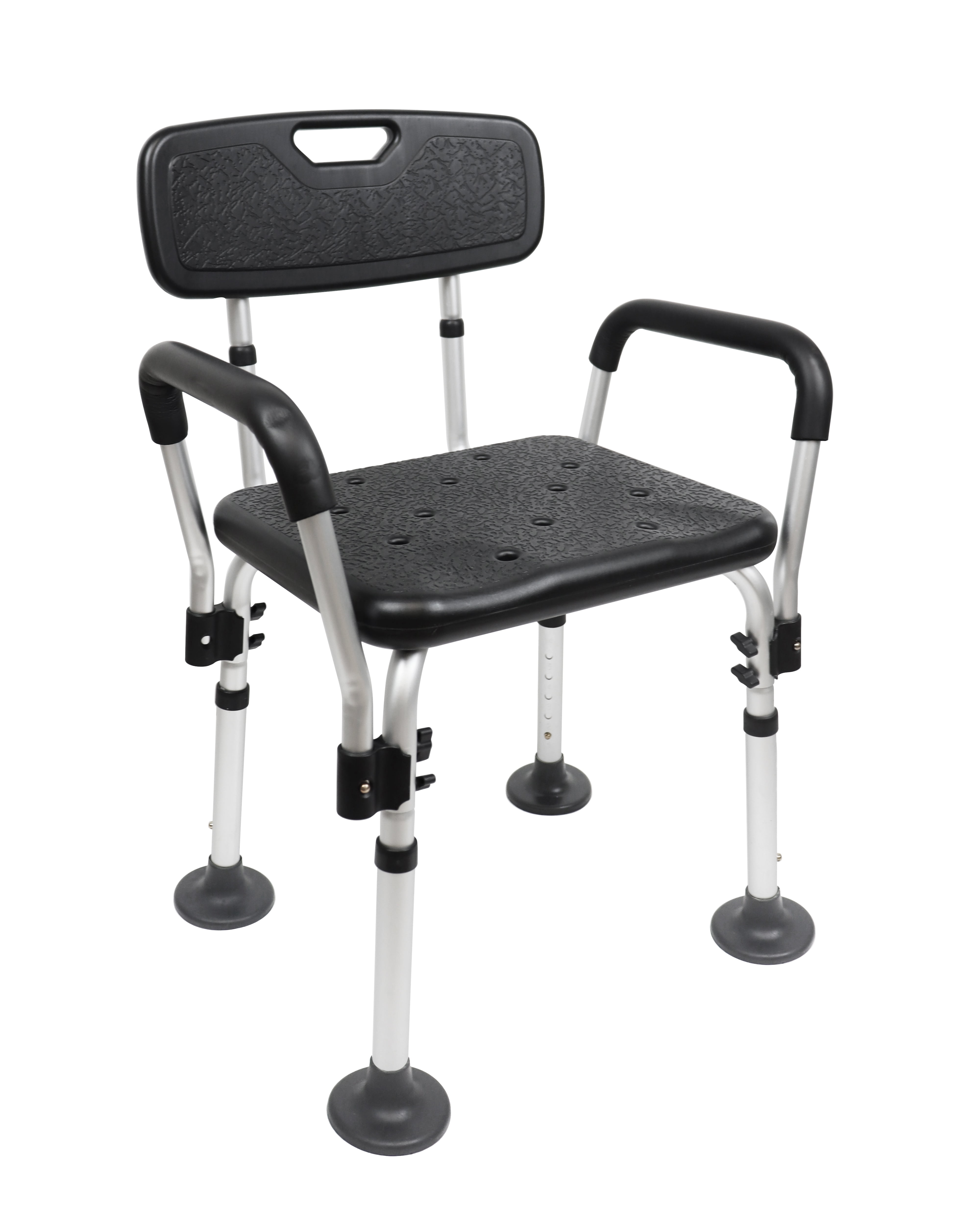 PEPE Adjustable Shower Chair with Arms for the Elderly, Free Assembly