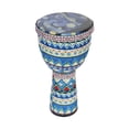thumbnail image 1 of PEPISKY African Hand Drum 8 Inch Portable Djembe Drum Percussion Instrument with Colorful Art Patterns for Children Light, 1 of 8