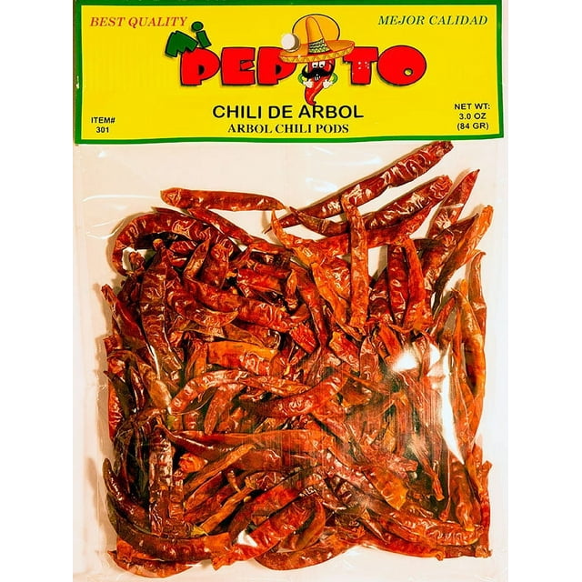 PEPITO CHILI ARBOL 12/3 OZ