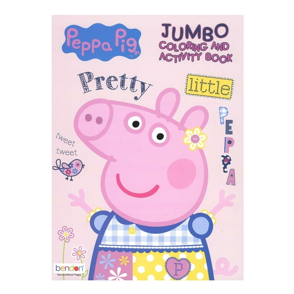PEPPA PIG Coloring Book 1 Title, Activity Drawing, 80 Pages, 1-Pack