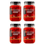 PEPPADEW Sweet Piquant Peppers, 14 Ounce (Pack of 4)