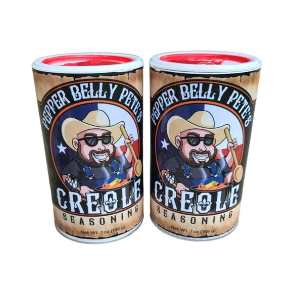 Pepper Belly Pete's Creole Seasoning 7 oz - 2 Pack