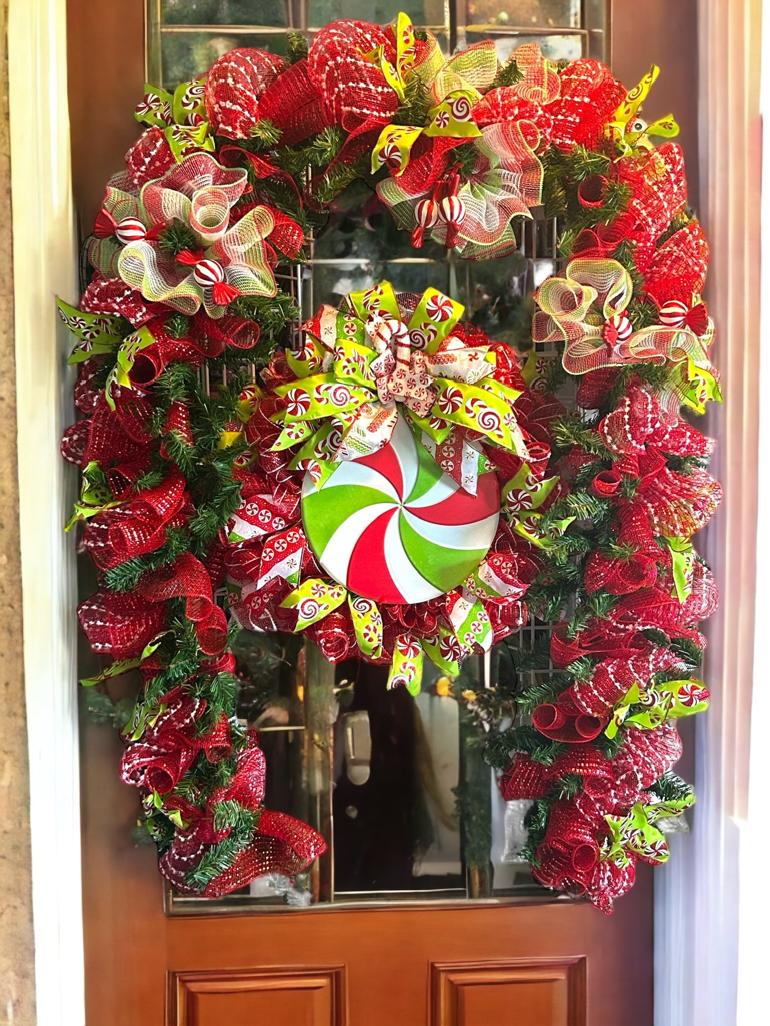 PEPPERMINT CANDY GARLAND, CHRISTMAS GARLAND, CHRISTMAS DÉCOR - Walmart.com