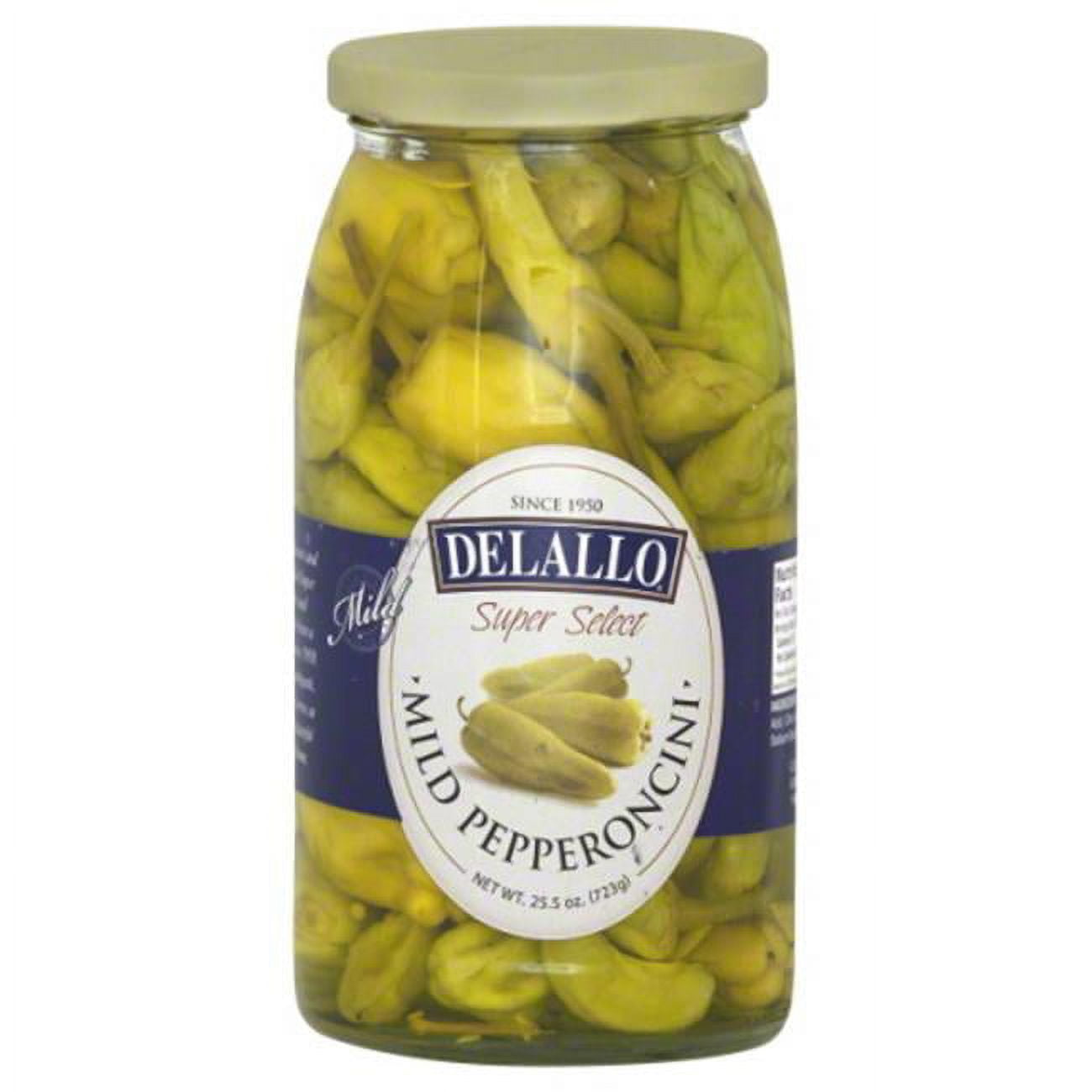PEPPERONCINI MILD-25.5 OZ -Pack of 6