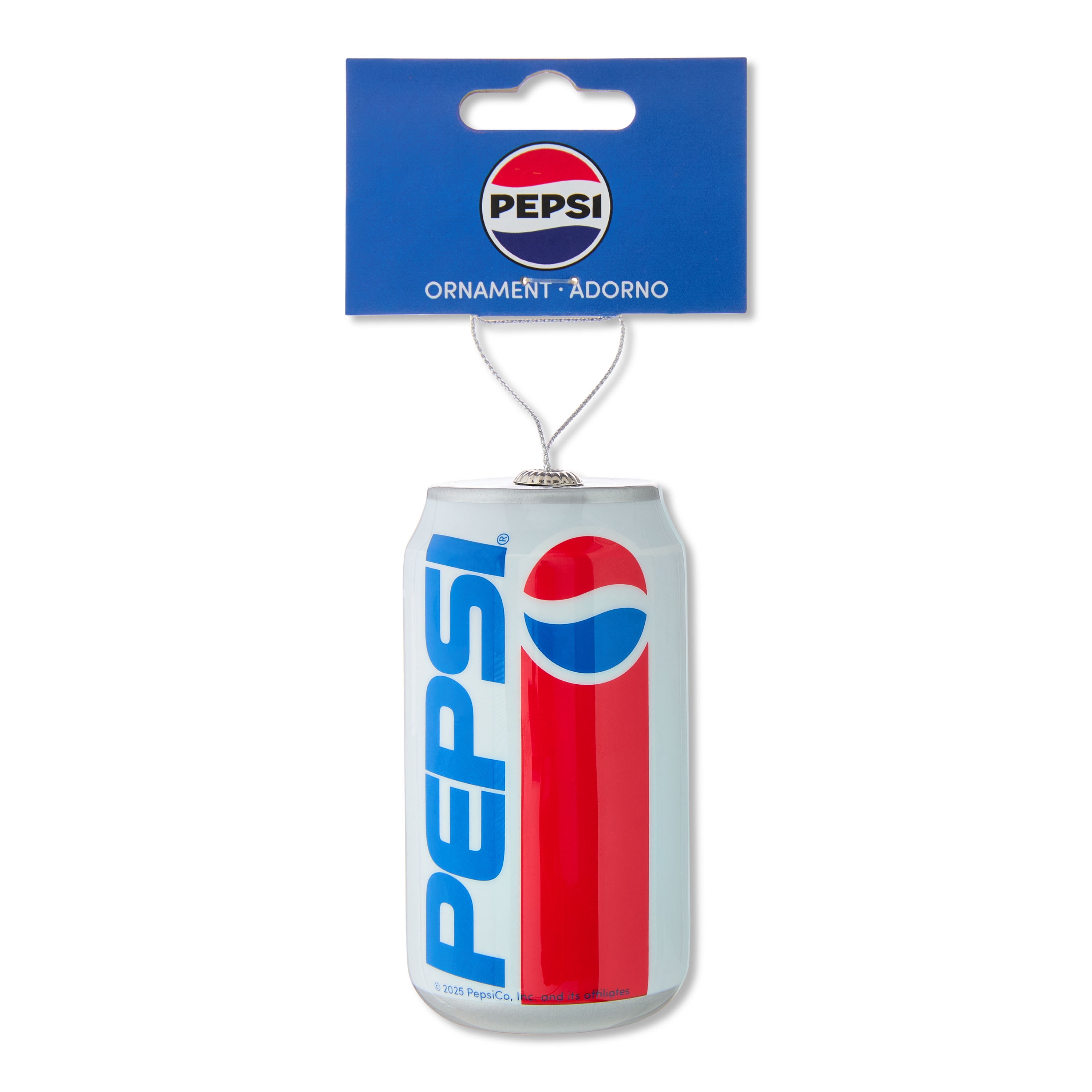 Pepsi Retro 1990 Decoupage Ornament, Plastic, Blue, by Ruz
