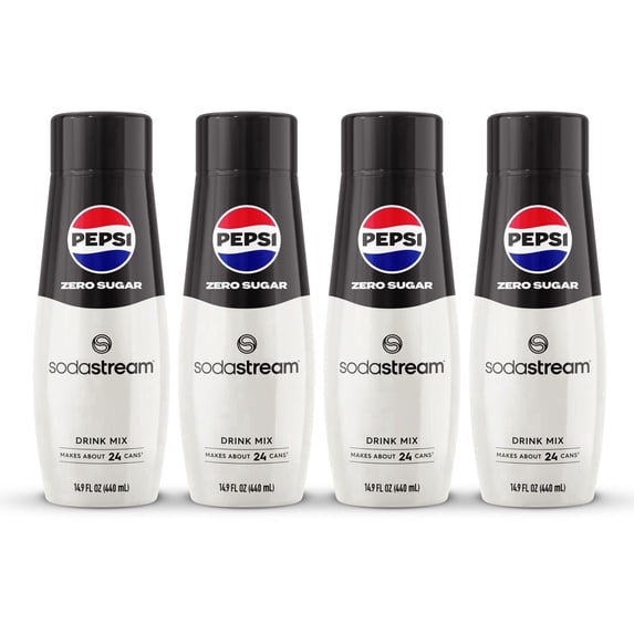 SodaStream Pepsi Zero Drink Mix, 14.9oz, 4pk