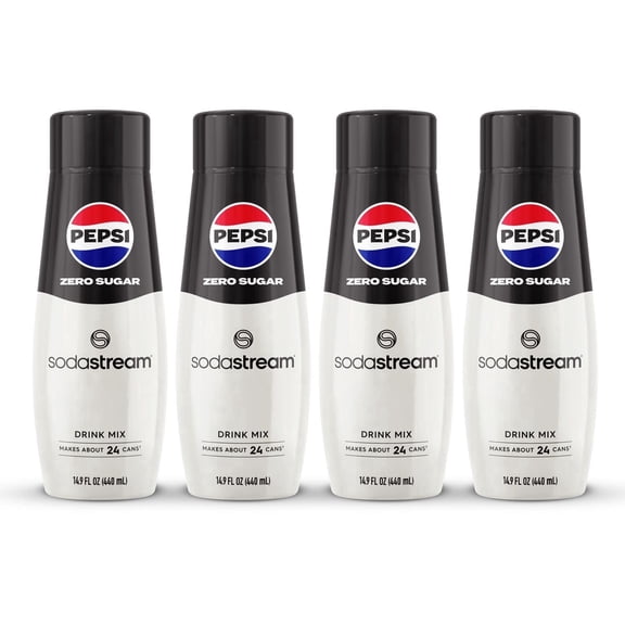 SodaStream Pepsi Zero Drink Mix, 14.9oz, 4pk