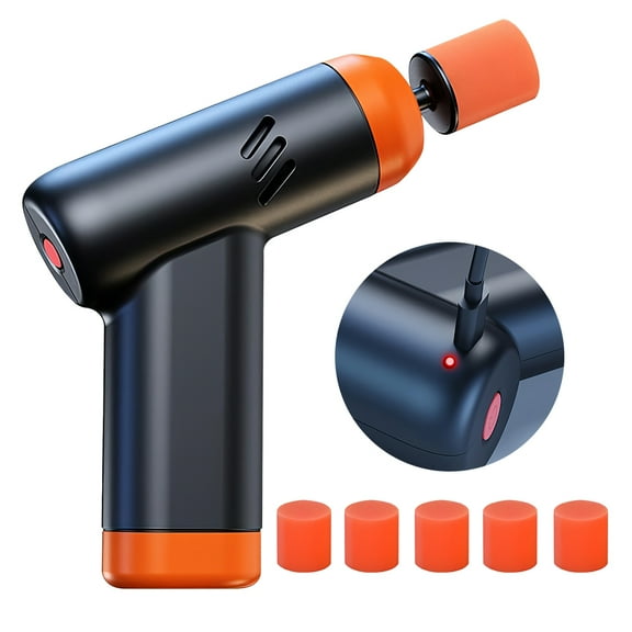 PEPWELL Cordless Car Buffer Polisher, Rotary Car Buffer Polisher Waxer with 2 Adjustable Speeds, Scratch Repair Car Polishing Set for Car, Boat Sanding, Polishing, Waxing