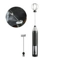 thumbnail image 1 of PEPWELL Handheld Milk Frother Wand for Coffee, Rechargeable Electric Egg Beater 3 Speed ​​Beverage Blender Coffee Frother for Latte, Cappuccino, Hot Chocolate, Eggs(Black), 1 of 8