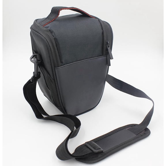 PEPWELL Lightweight Nylon DSLR Shoulder Bag - Waterproof Shockproof Case for Canon EOS Nikon Cameras, Easy-Carry Design with Shoulder Strap