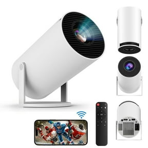 PEPWELL Portable Mini Projector - 720P Native FHD 4K Supported, WiFi 6 Bluetooth 5.2, Auto Keystone for Home Theater Outdoor