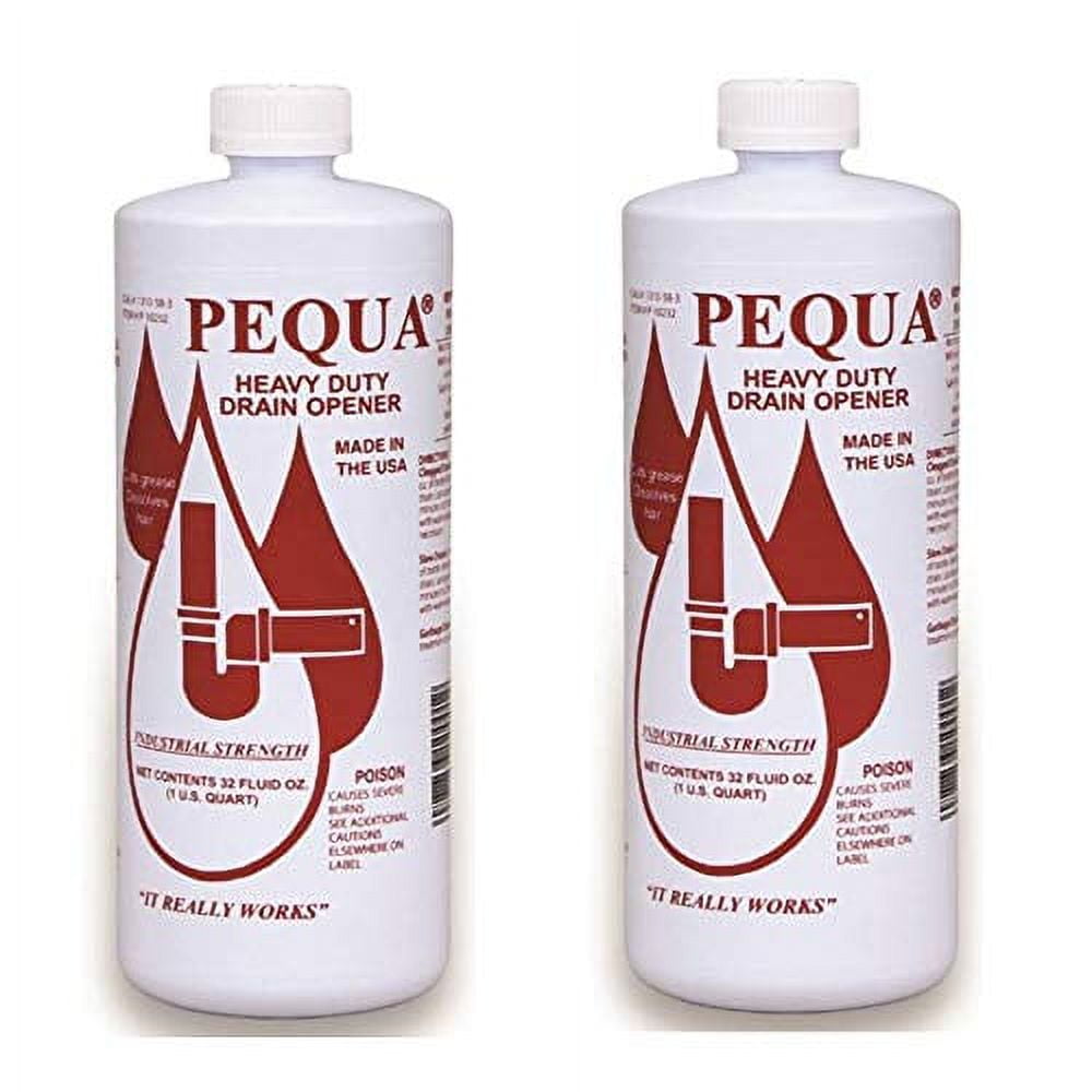 PEQUA INDUSTRIES P10232 32 oz Pequa Drain Opener 2 PACK