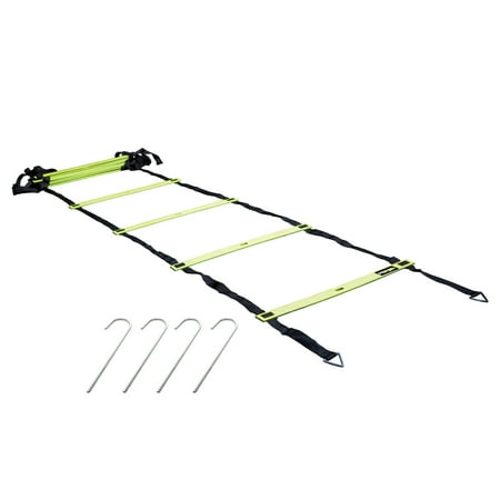 PER4M Speed Ladder Neon Yellow 15" Rung Width Agility Ladder