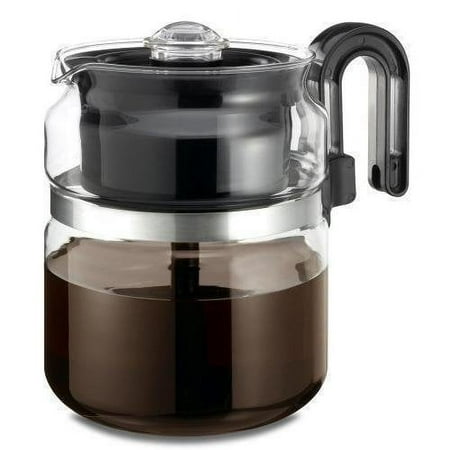PERCOLATOR 8 CUP GLASS