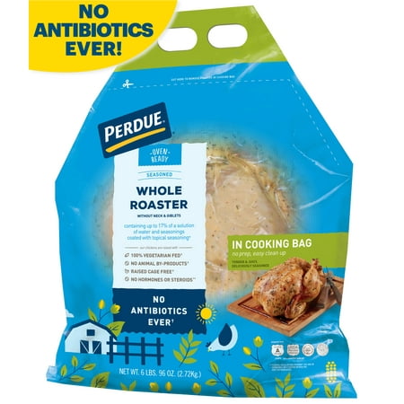 PERDUE Oven Ready Whole Seasoned Roaster, 6 lbs