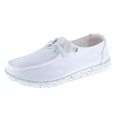 thumbnail image 1 of 【PERFECT-1】Women’s Loafers Slip On Loafer Shoes Canvas Flat Boat Shoes Comfortable Casual Shoes Footwear Girl, 1 of 9