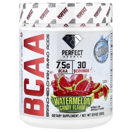 PERFECT Sports BCAA Hyper Clear, Intense Watermelon Candy, 10.9 oz (310 g)