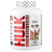 PERFECT Sports Hulk Clean Mass Gainer, Chocolate Ice Cream, 5 lb 2.27 kg
