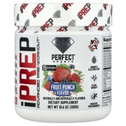 PERFECT Sports iPrep, Advanced Pre-Workout, Fruit Punch Candy, 10.6 oz 300 g