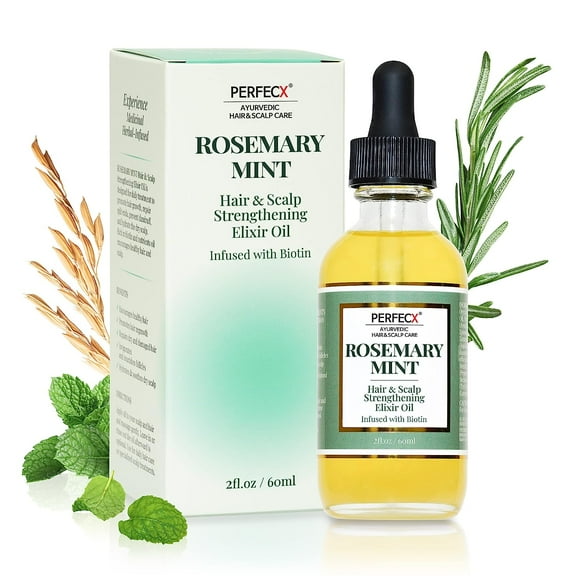PERFECX Rosemary Mint Hair & Scalp Elixir Oil 2oz(1PCE)