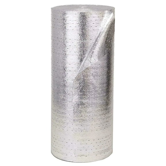 PERFORATED 3MM Reflective Foam Core Insulation, RADIANT BARRIER 48" X 250ft roll