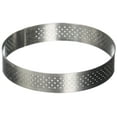 thumbnail image 1 of PERFORATED TART RING, Round, in Stainless Steel, 0.75-Inch high O 4-Inch, 1 of 6