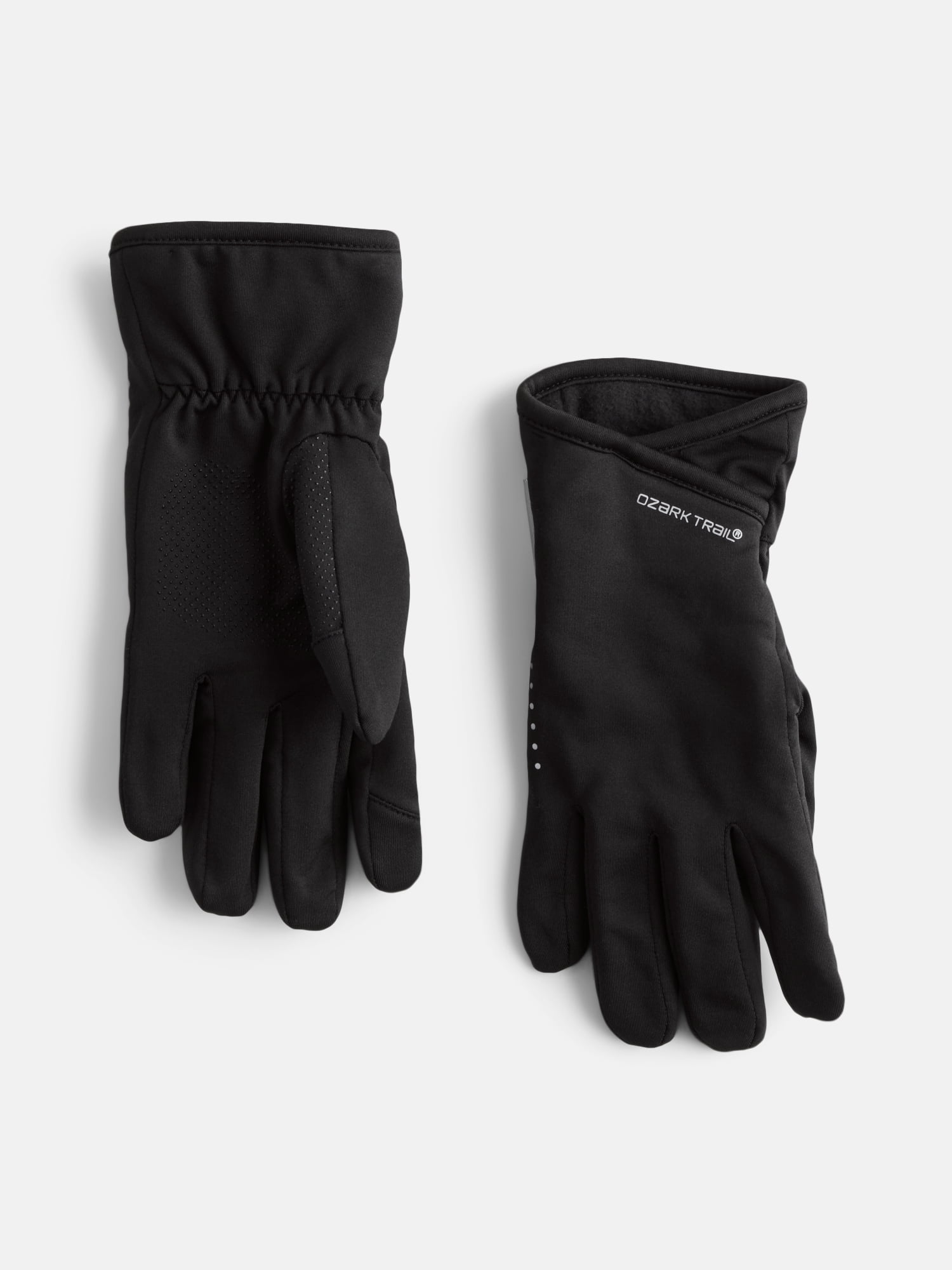 Ozark Trail Women's Ski Performance Gloves, Black Soot, L/XL