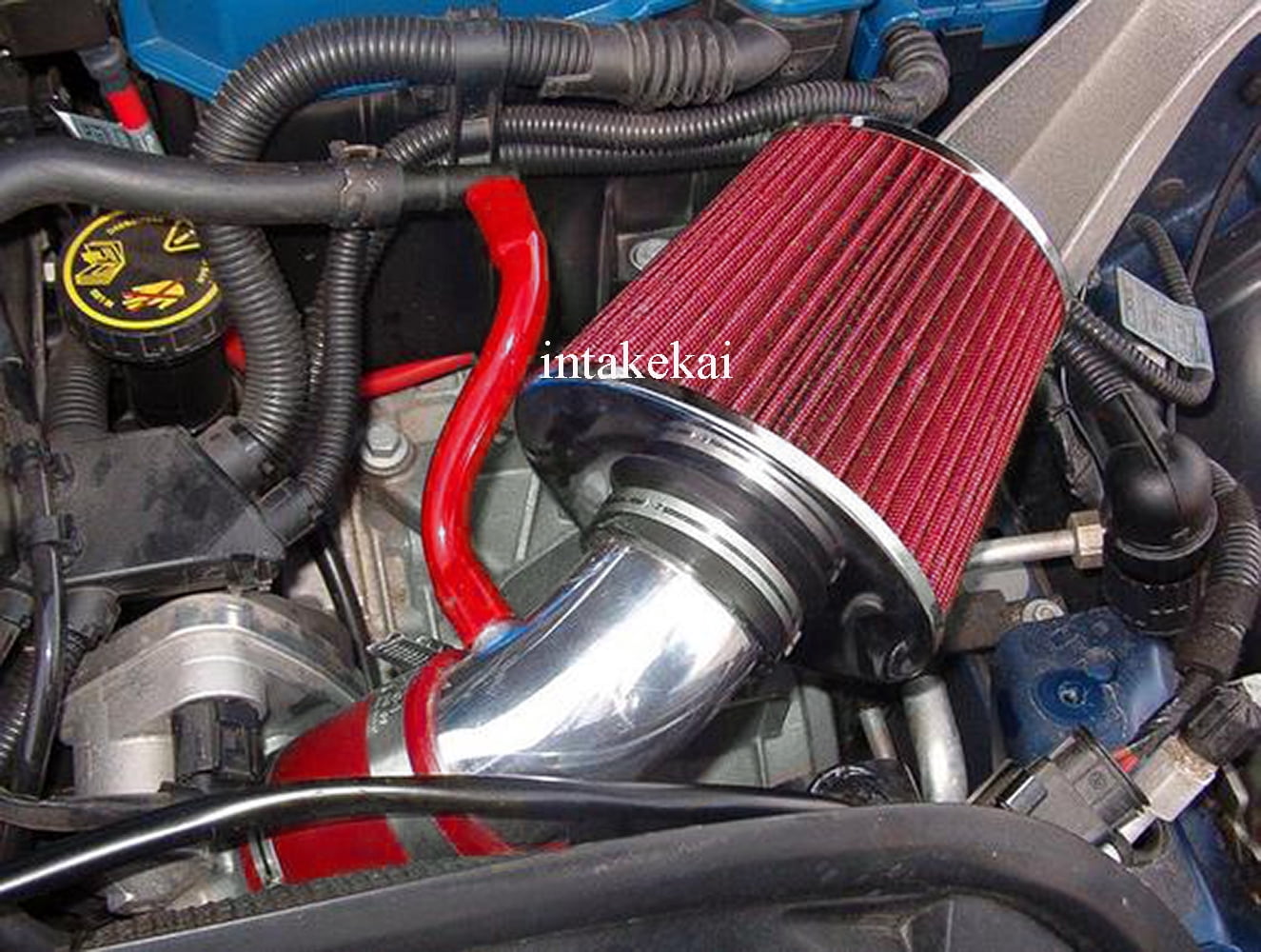 Blue Short Ram Air Intake Kit For 2002-2006 BMW MINI Cooper S (1.6L Supercharged)