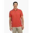 thumbnail image 1 of Chaps Men's and Big Men's Short Sleeve Performance Solid Polo Shirt, Sizes S-3XL, 1 of 7