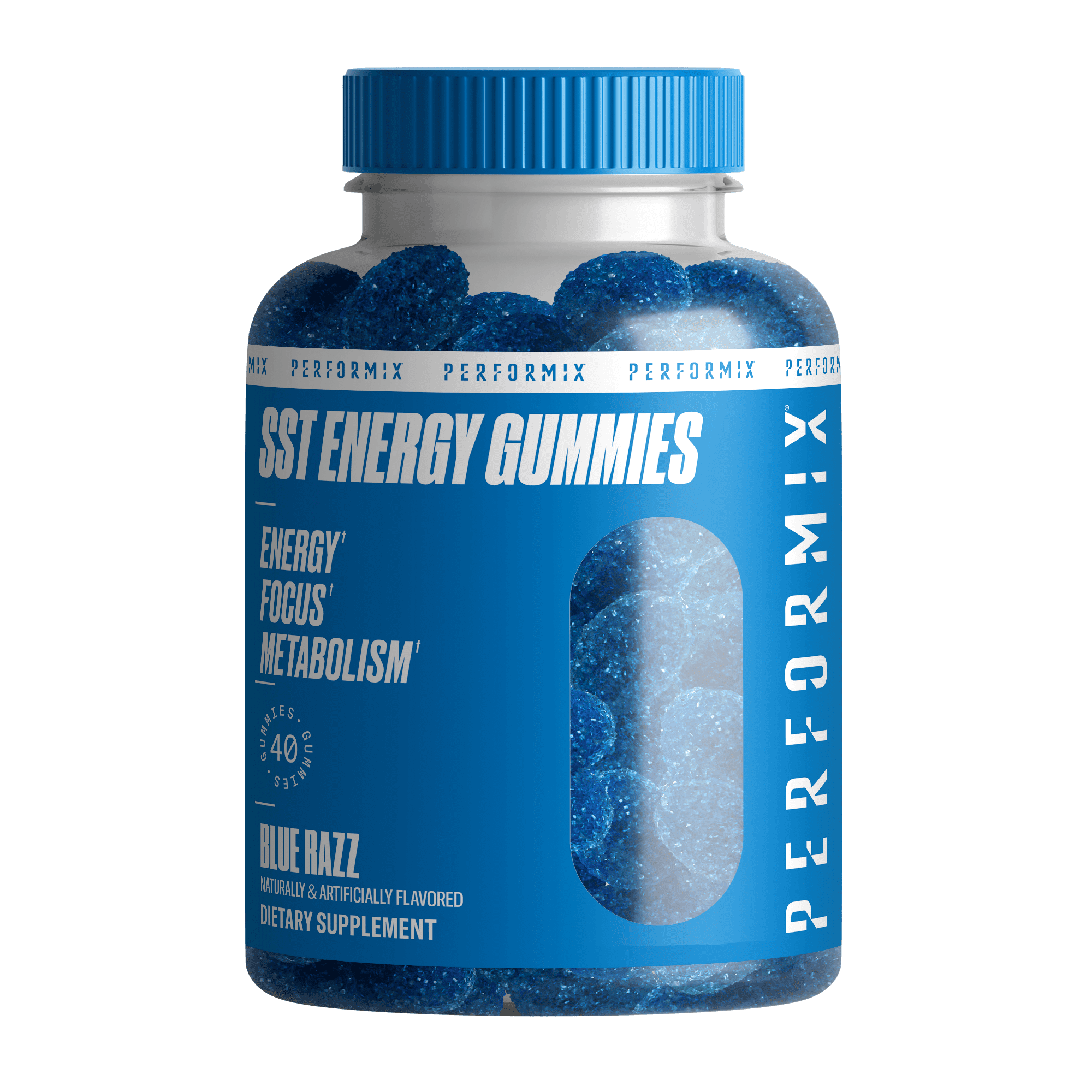 PERFORMIX SST Energy Gummies, 40ct, 40 Servings