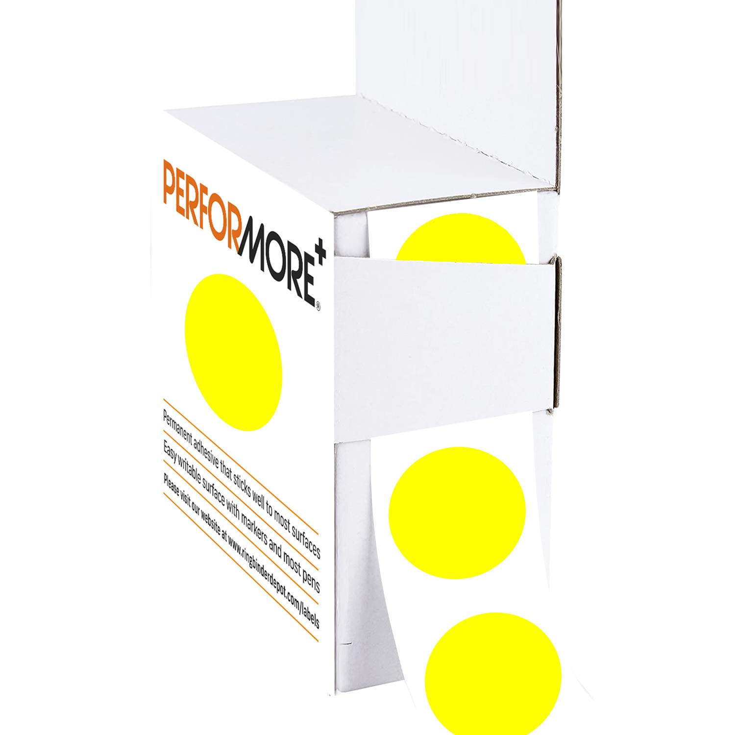 PERFORMORE 1 Inch Dot Matte Color Code Labels for Color Coding and