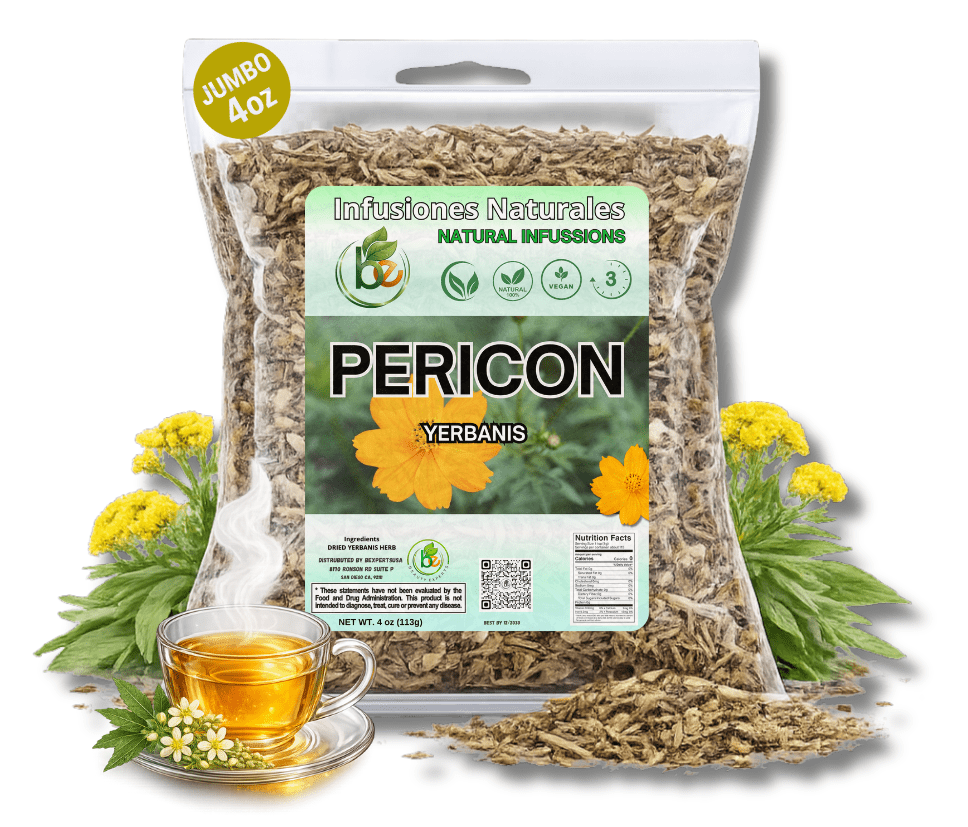 PERICON - Pericon (Yerbanis) Herbal Tea 4 oz, 100% All Natural Fresh Tea- vegan-raw Beverage