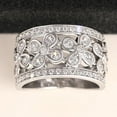 thumbnail image 1 of PERITANG Classic Engagement Promise Ring For Her For Women Lightweight Comfortable Fit CZ AAA Zircon Ring Ideal Jewelry Gift Comes in Elegant Box, 1 of 7