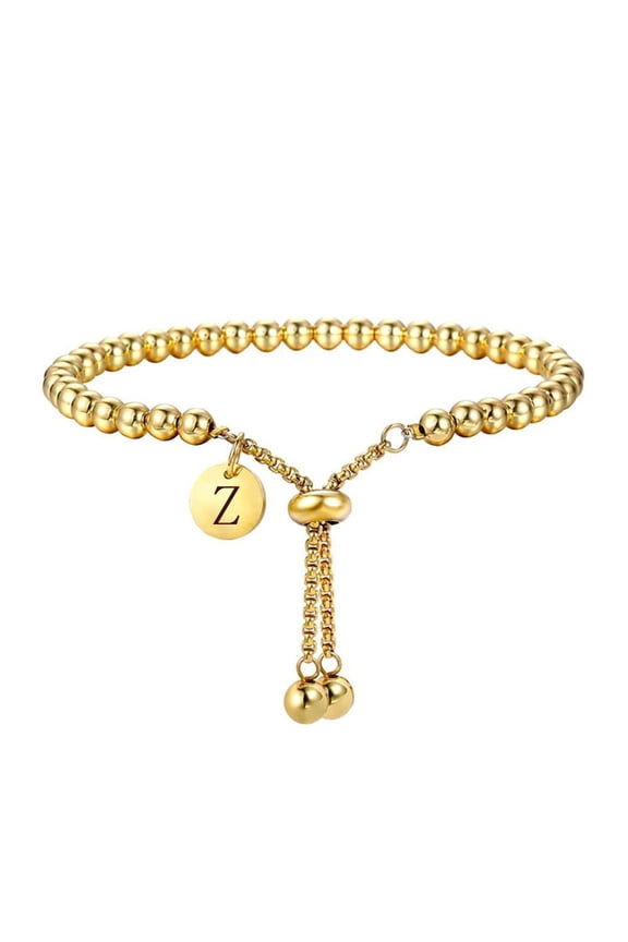 Letter Z Bracelet Unisex 7 and a Half Inch