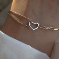 thumbnail image 1 of PERITANG Love Heart 925 Sterling Silver Bracelets for Women, Fashion Adjustable Slider Unique S925 Bracelet Jewelry For Wedding Gifts, 1 of 6