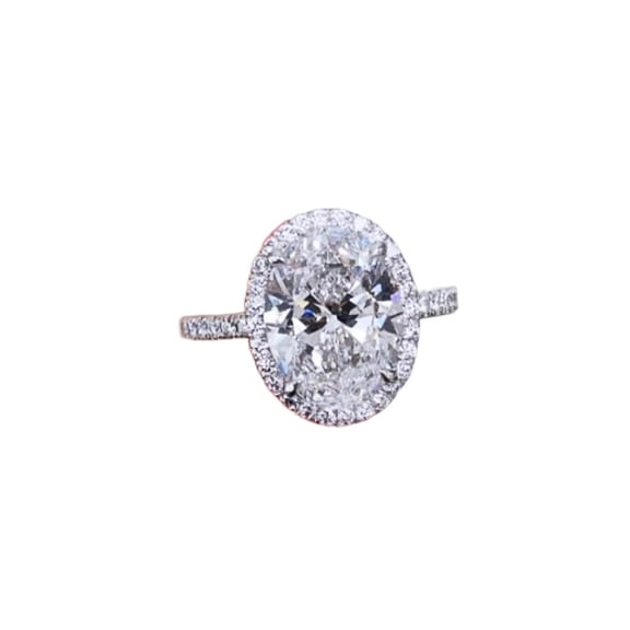 PERITANG Modern Promise Ring Cocktail For Her Ladies Lightweight Shiny Cubic Zirconia AAA Zircon Ring Ideal Jewelry Gift Gift Box Included