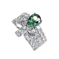 thumbnail image 1 of PERITANG Modern Proposal Promise Ring For Women Ladies High Quality Shiny AAA Zircon Cubic Zirconia Ring Perfect Present Gift Box Included, 1 of 8