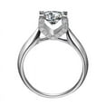 thumbnail image 1 of PERITANG Moissanite Four-Claw Cow Head Japanese and Korean Crown Imitation Women's Texture Comfortable Ring Proposal High Quality, 1 of 6