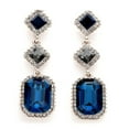 thumbnail image 1 of PERITANG Women Long Geometric Square Earrings Fashion Crystal Earrings Studs Drops Jewelry, 1 of 4