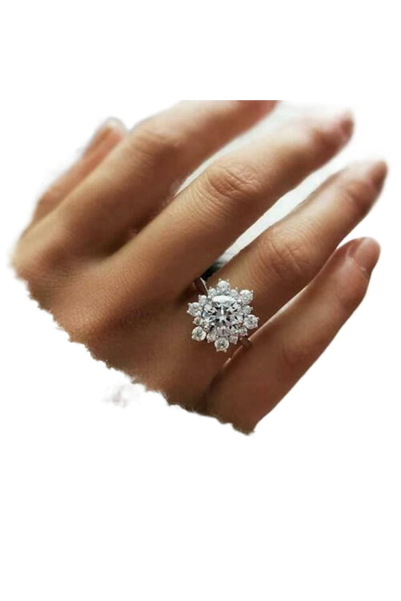 With handcrafted details Party Promise Ring For Her For Women Comfortable Fit High Quality Cubic Zirconia AAA Zircon Ring Perfect Present Gift Box Included