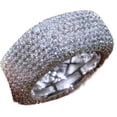 thumbnail image 1 of PERITANG With handcrafted details Proposal Promise Ring For Her For Women Comfortable Fit High Quality Cubic Zirconia CZ Ring Elegant Gift Comes in Elegant Box, 1 of 7