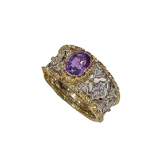 PERITANG With handcrafted details Proposal Promise Ring For Her For Women Shiny Comfortable Fit Cubic Zirconia AAA Zircon Ring Thoughtful Surprise With Gift Packaging