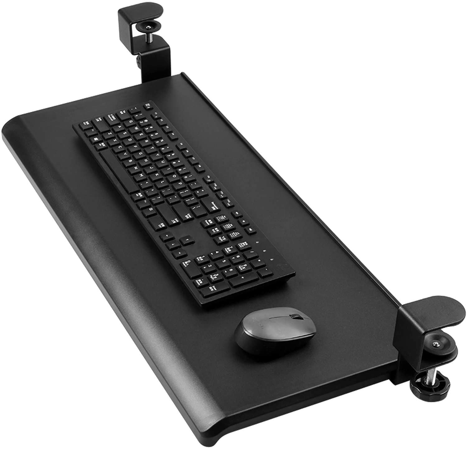 Alera AdaptivErgo ClampOn Keyboard Tray, 27.5" x 12.25", Black