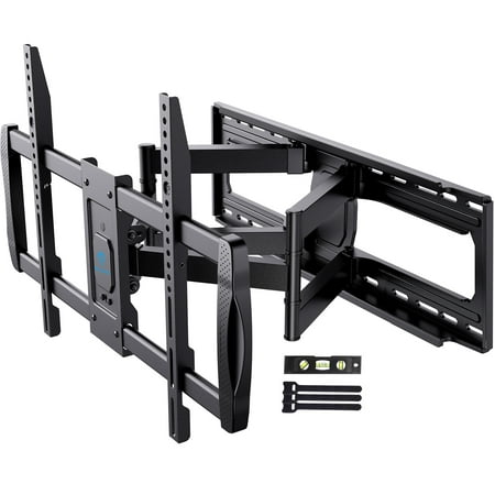 PERLESMITH Full Motion TV Mount Fits 50-90in with Swivel, Tilt, Articulating & Extend Max 800x400 mm, Holds up to 165 lbs