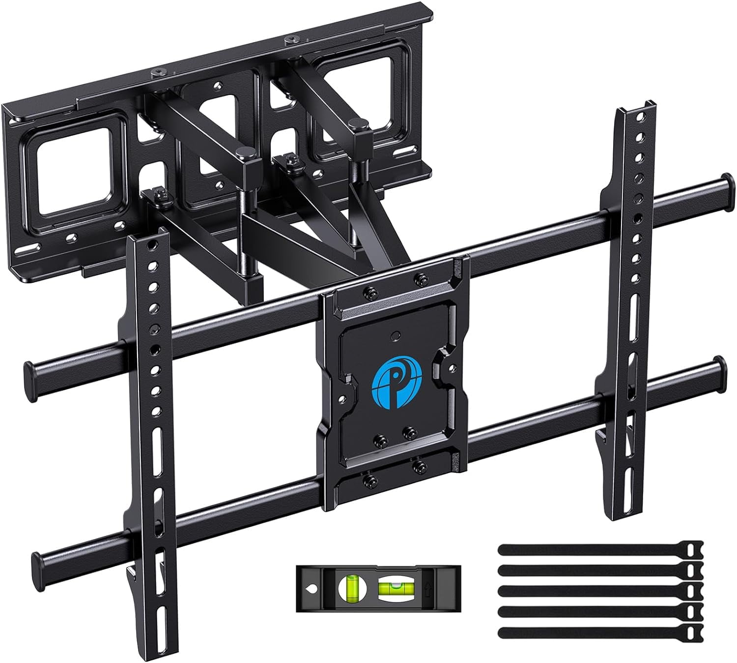 PERLESMITH Full Motion Steel TV Wall Mount for 37-75 inch TVs, Holds up ...
