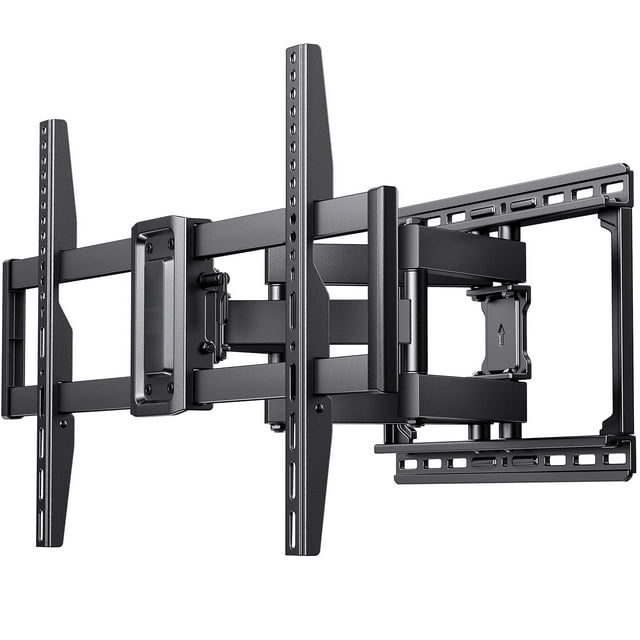 PERLESMITH Full Motion TV Wall Mount for 3775" TVs with Swivel & Dual Articulating Extension