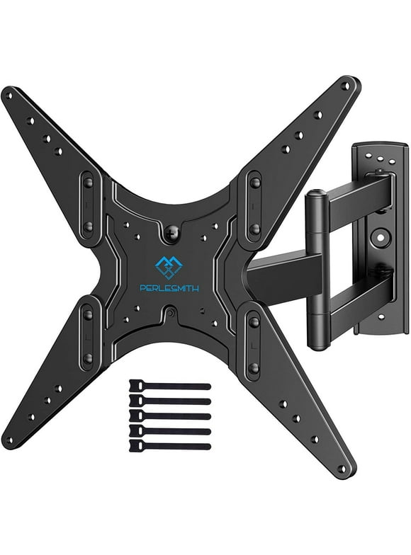 PERLESMITH TV Wall Mount for 26-60" TVs with Swivels & Tilting Max 400x400, Holds up to 70lbs