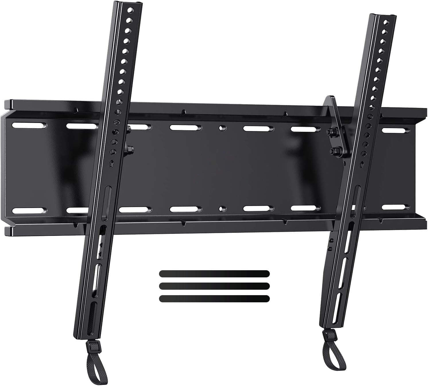 PERLESMITH Tilting TV Wall Mount Bracket Low Profile for 23-70 inch Screen TVs with 400x400mm, Holds up to 115lbs